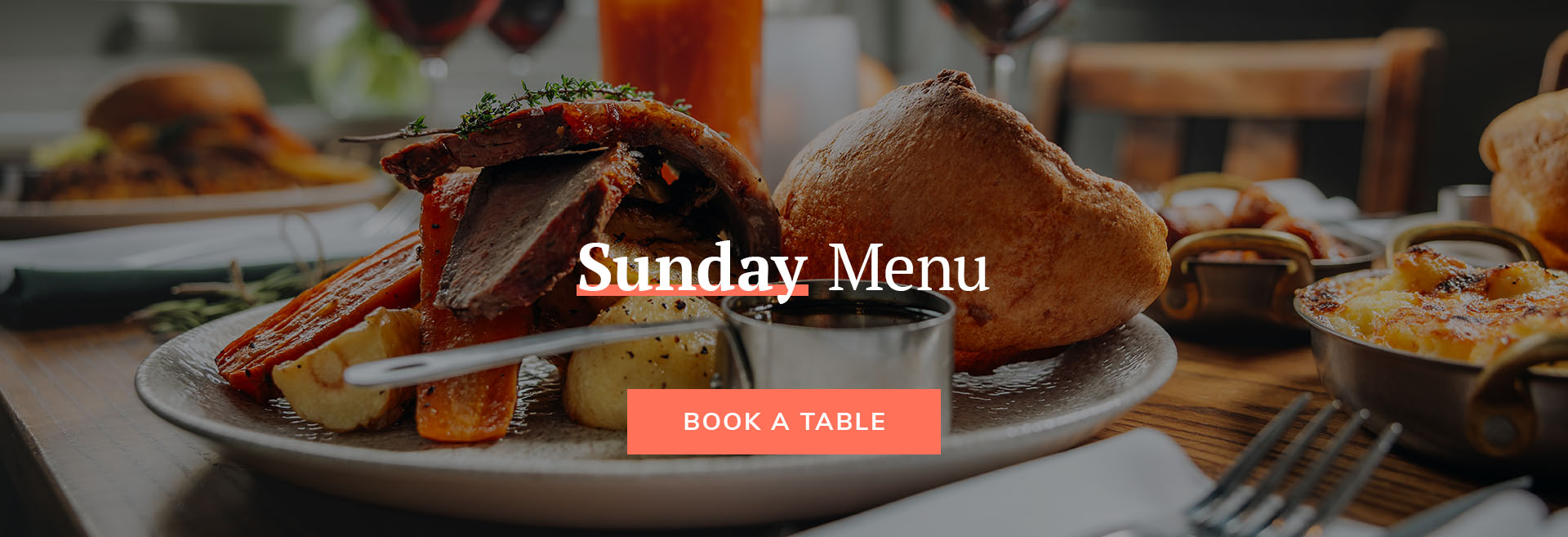 Sunday Menu at The Phoenix Denmark Hill